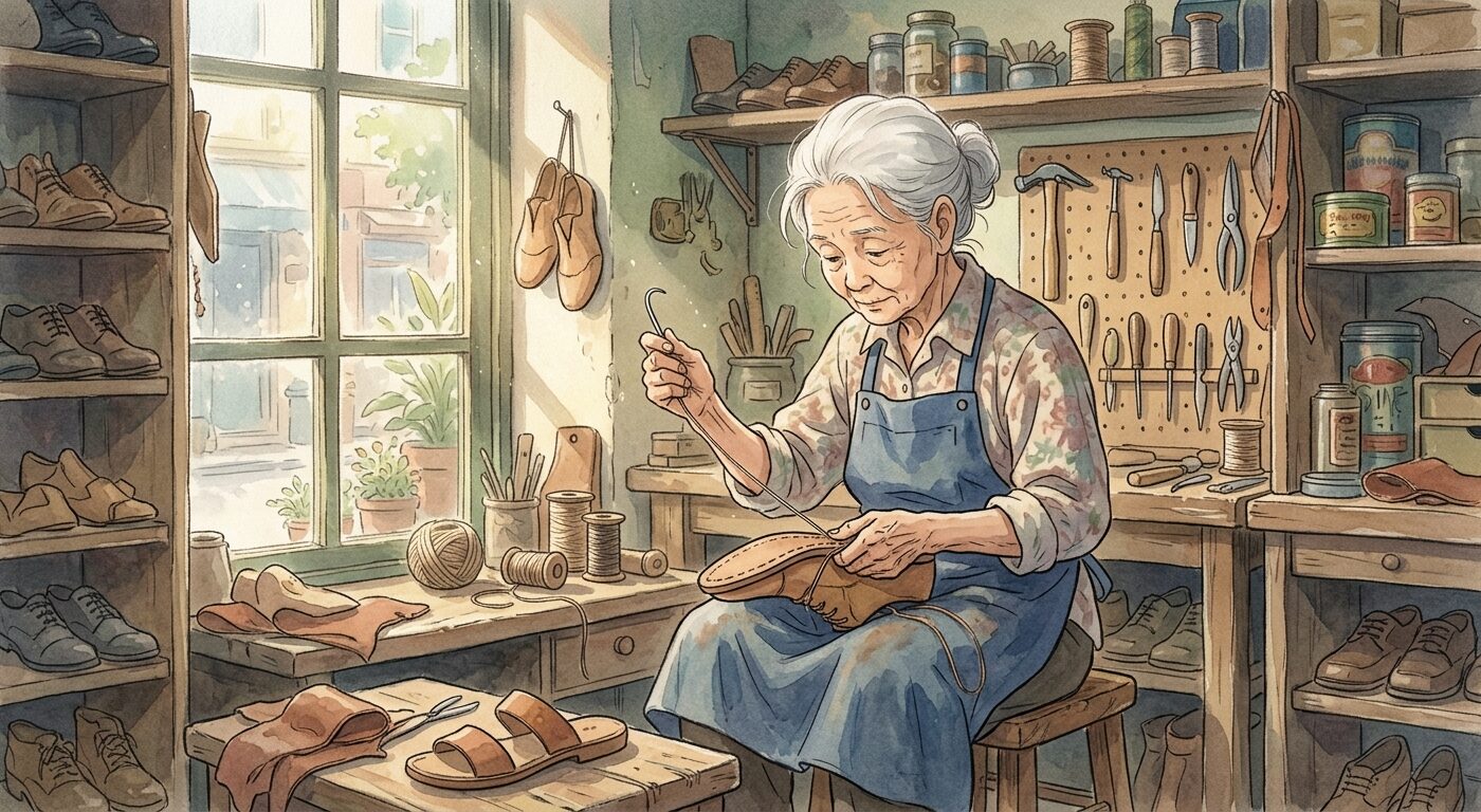 The Mended Soles of Bà Phượng